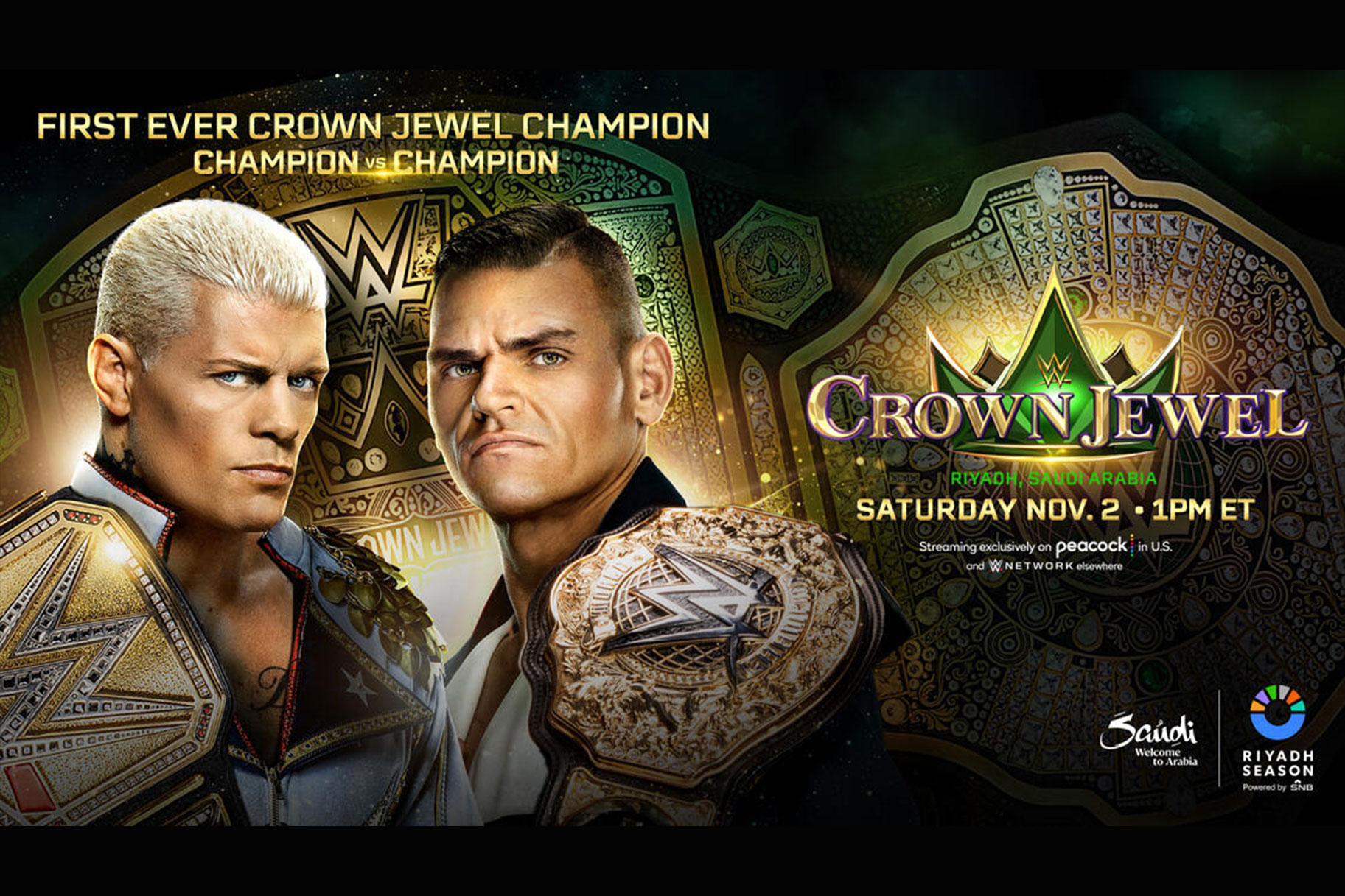 WWE Crown Jewel 2024 Match Card Everything to Know USA Insider