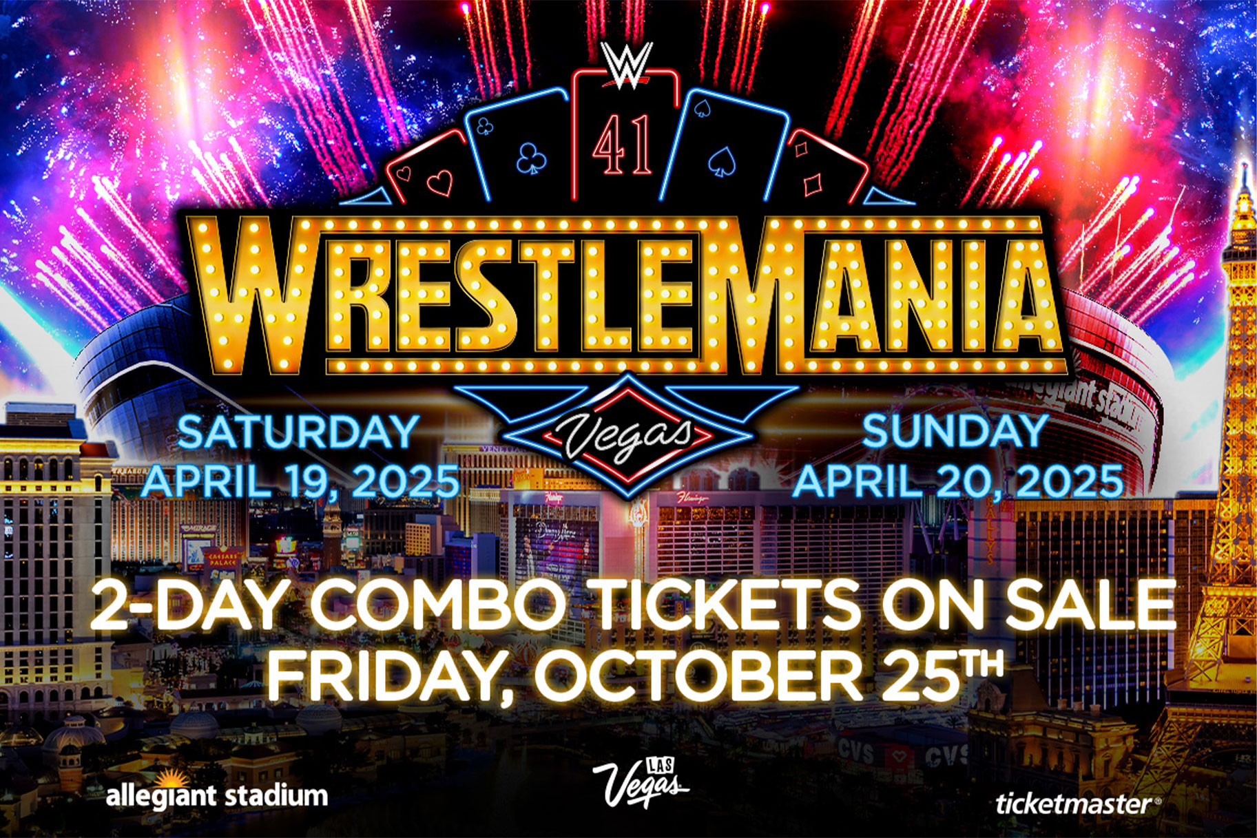 WWE WrestleMania 41 Tickets: Advance Sales and Where to Buy