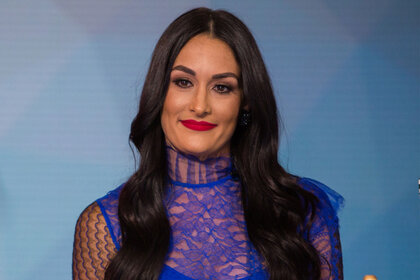 Close up of Nikki Bella