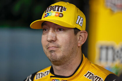 Close up of Kyle Busch