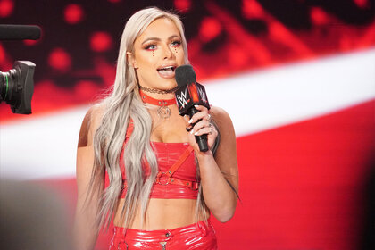 Image of Liv Morgan outside of the ring