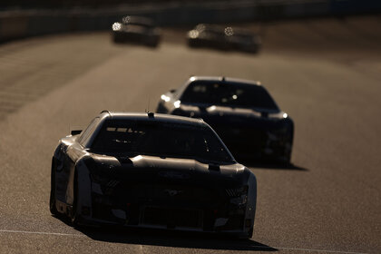 A general view of racing during the NASCAR Cup Series Championship at Phoenix Raceway