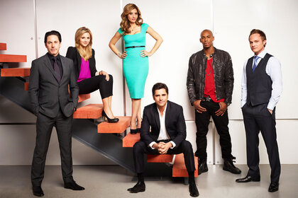 The cast of 'Necessary Roughness'