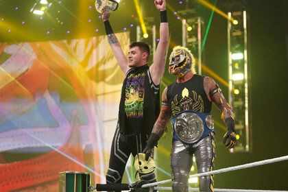 Rey and Dominik Mysterio