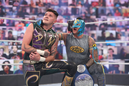 Dominik and Rey Mysterio