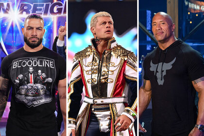 Split of Roman Reigns, Cody Rhodes and The Rock