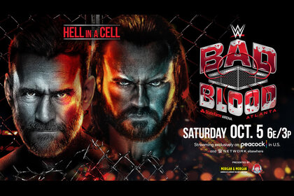 CM Punk and Drew McIntyre are featured in art for WWE's Bad Blood 2024.