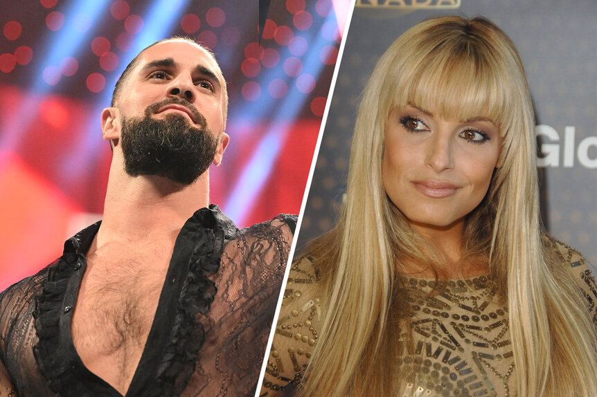 Trish Stratus Teases Seth Rollins Lingerie Esque RAW Outfit USA