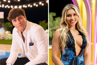 Split of Love Island USA's Rob and Andrea