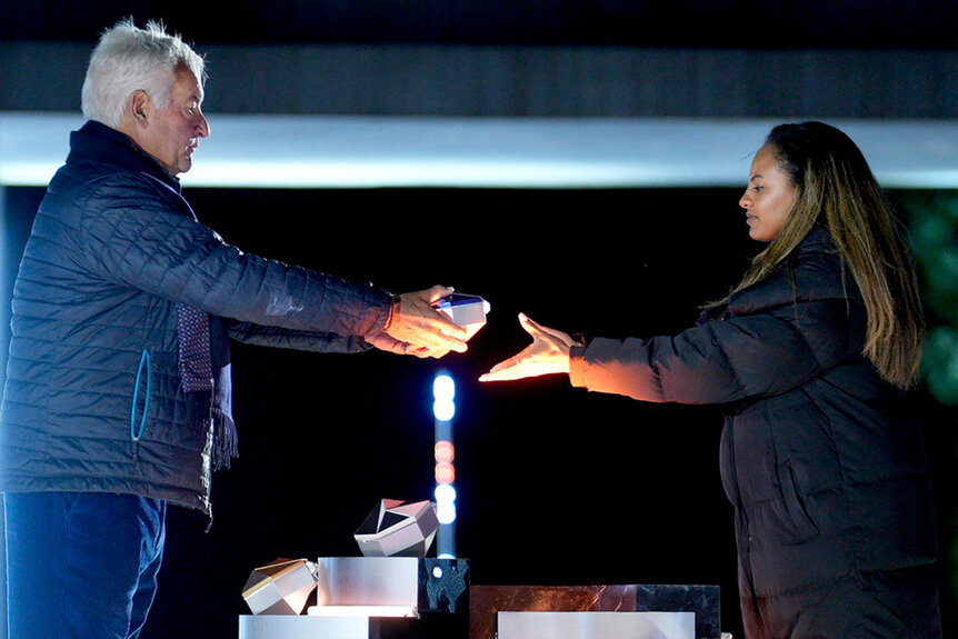 Andy King and Nina Twine appear in Season 1 Episode 12 of The Anonymous.